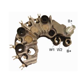 PLACA RETIFICADORA ALTERNADOR VW GOL POLO FOX GOLF 85A - IKR3883  