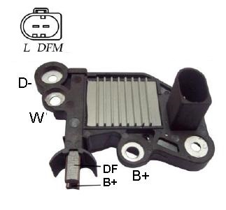 REGULADOR VOLTAGEM ALTERNADOR 14VVWGOL G5 VOYG5 SAVG5 POLO FOX06 - IKR5030  