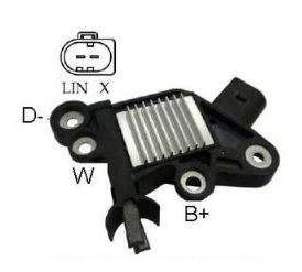 REGULADOR VOLTAGEM SISTEMA BOSCH FIAT TORO 1.8  JEEP RENEGADE 1.8  - IKRO 5049