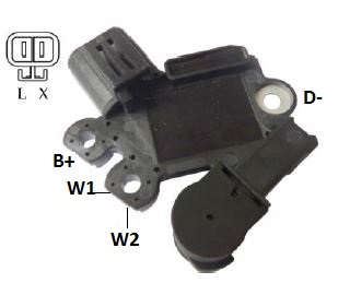 REGULADOR VOLTAGEM ALTERNADOR KIA SOUL  HYUNDAY SONATA  SANTA FE  - IKR5052