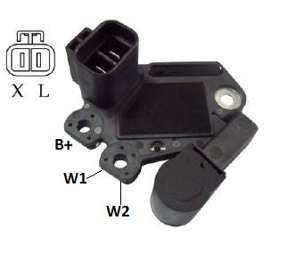 REGULADOR VOLTAGEM ALTERNADOR SPORTAGE,TUCSON - IKR5057 