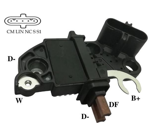 REGULADOR VOLTAGEM ALTERNADOR BOSCH DAF MOTORS  - IKRO IK5111