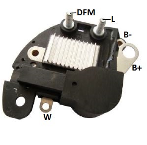 REGULADOR VOLTAGEM ALTERNADOR PEUGEOT 206 16 16V 02/PARTNER 16 - IKR5118