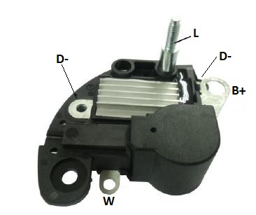 REGULADOR VOLTAGEM ALTERNADOR AGRALE - FT PUNTO 14V - IKR5121HD  