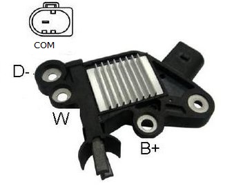 REGULADOR VOLTAGEM ALTERNADOR HILUX 25/28 11/1514V - IKR5152  