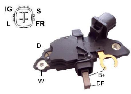 REGULADOR VOLTAGEM 14V TOYOTA COROLLA, HILUX - IKR5236 IKRO