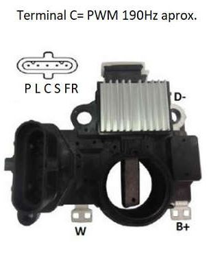 REGULADOR DE VOLTAGEM MITSUBISHI SCANIA E VOLVO - IR5293 IKRO