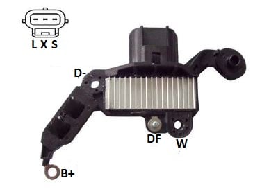 REGULADOR VOLTAGEM ALTERNADOR FORD FIESTA/KA/ESCOSPORT /COURIER  - IKR5350  