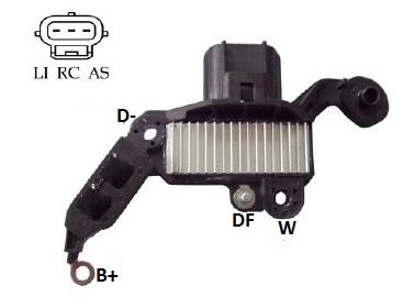 REGULADOR VOLTAGEM 14V FORD ECOSPORT, FOCUS - IKR5360 IKRO