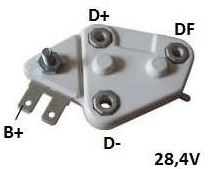 REGULADOR DE VOLTAGEM 28V DELCO - IK5404 IKRO