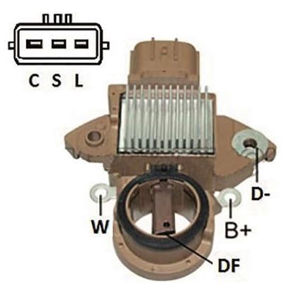 REGULADOR VOLTAGEM 14V NISSAN SENTRA, MARCH - IK5671 IKRO