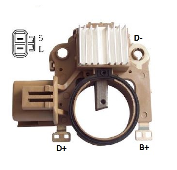 REGULADOR VOLTAGEM 14V MITSUBISHI L200 - IKR5772 IKRO