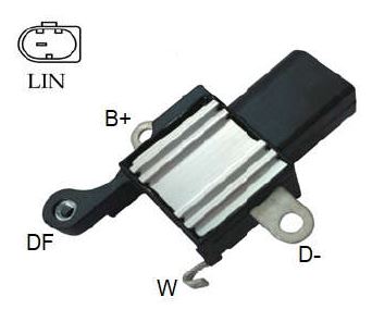 REGULADOR VOLTAGEM TOYOTA HILUX 2.8 DIESEL 2016 - IK5790