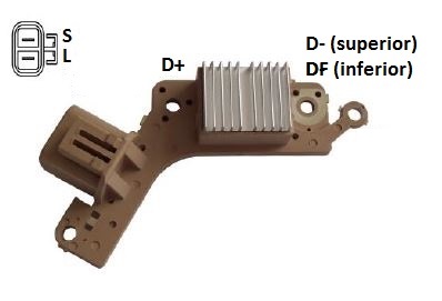 REGULADOR VOLTAGEM ALTERNADOR ESC CATERPILLAR 320/320B/320C/3 - IKR5794  