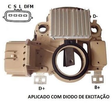 REGULADOR VOLTAGEM MITSUBISHI  PAJERO ECLIPSE LANCER JAC MOTORS J3   IKRO - IK5806