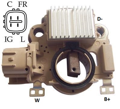 REGULADOR VOLTAGEM ALTERNADOR     CIVIC 17 L 2001.. CRV 2006  - IKR5837  