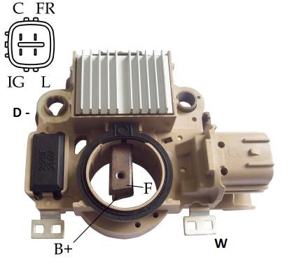 REGULADOR VOLTAGEM 14V HONDA CRV - IKR5838 IKRO