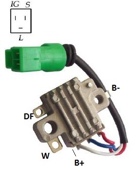 REGULADOR VOLTAGEM MITSUBISHI L200 1987 - IKRO 5920
