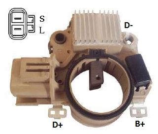 REGULADOR VOLTAGEM SISTEMA MITSUBISHI L200 HPE ANO 2007 MOTOR 2.5  - IKRO IK5976