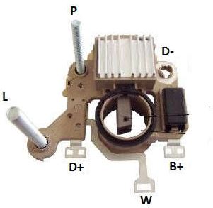 REGULADOR DE VOLATGEM MITSUBISCHI VOLVO VM 210  240  260  - IKRO IK5991
