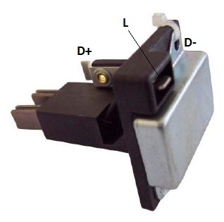REGULADOR VOLTAGEM 14V REFRIGERADO A AR VOLKSWAGEN FUSCA, GOL - IKR5999
