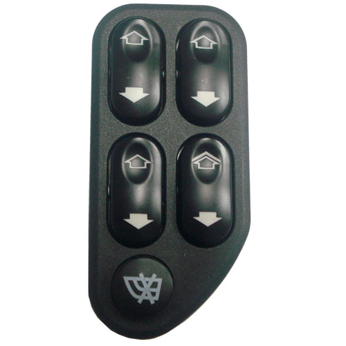INTERRUPTOR BOTAO VIDRO ELETRICO FIESTA ECO 4 BOTOES  - IM31649  
