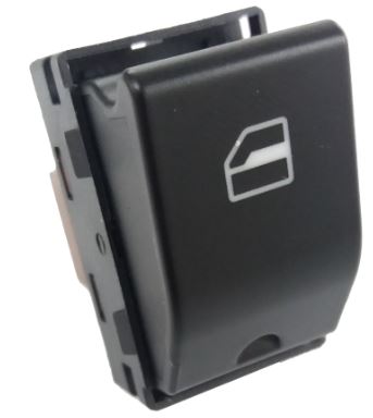 INTERRUPTOR VIDRO ELETRICO VW GOL-VOYAGE-SAVEIRO GIV E GV 1 ESTAGIO, FUNDO MARRON SIMPLES -MARILIA  - IM34272