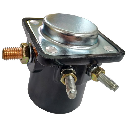 RELÉ AUXILIAR DE PARTIDA 4 BORNES, COM SUPORTE 24V CORPO METÁLICO - IM72401 MARILIA