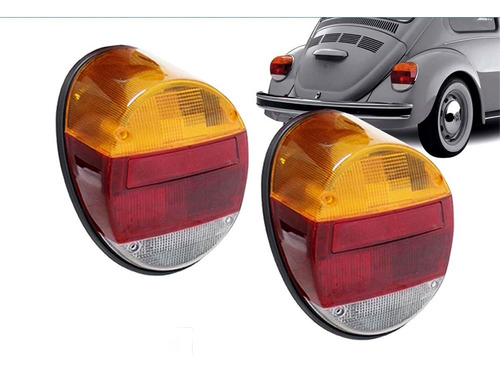 LANTERNA TRAS FUSCA FAFA TRICOLOR VW