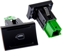 INTERRUPTOR BOTAO VIDRO TRASEIRO LADO ESQUERDO GOL GVI G6 /VOYAGEN GVI 12.... - K10027461  