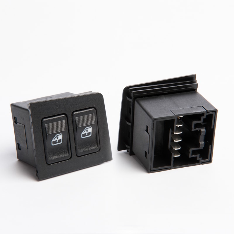 INTERRUPTOR BOTAO VIDRO DUPLO UNO 85-04 LED VERDE  - K3165500  