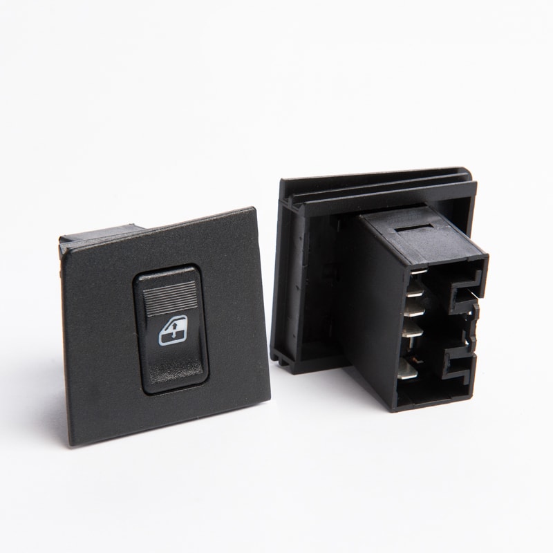 INTERRUPTOR BOTAO VIDRO SIMPLES 85-04 LED VERDE  - K3165550   