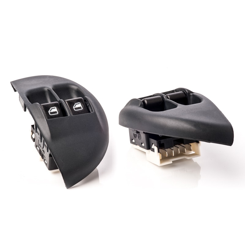 INTERRUPTOR BOTAO VIDRO DUPLO PALIO 98 ....LED VERDE  - K3731600  