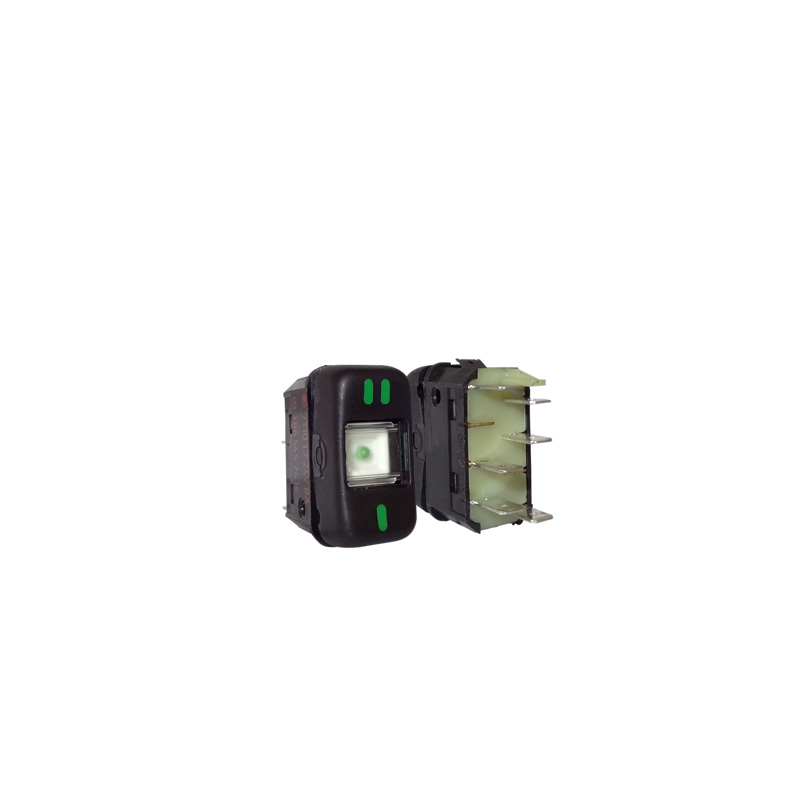 INTERRUPTOR TECLA 2 POSICAO 24V ONIBUS CAMINHAO PRETO  - K3931017 