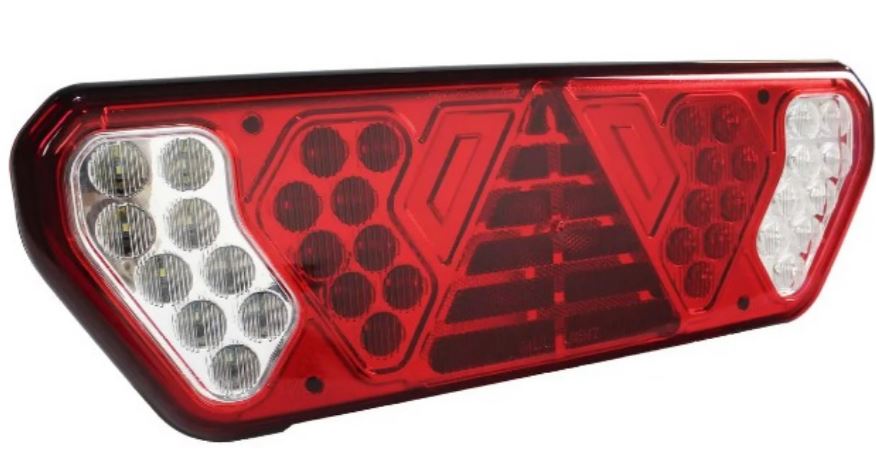 LANTERNA TRASEIRA LED CARRETA GUERRA 24V LADO ESUQERDO - L3136 IVA LANTERNAS