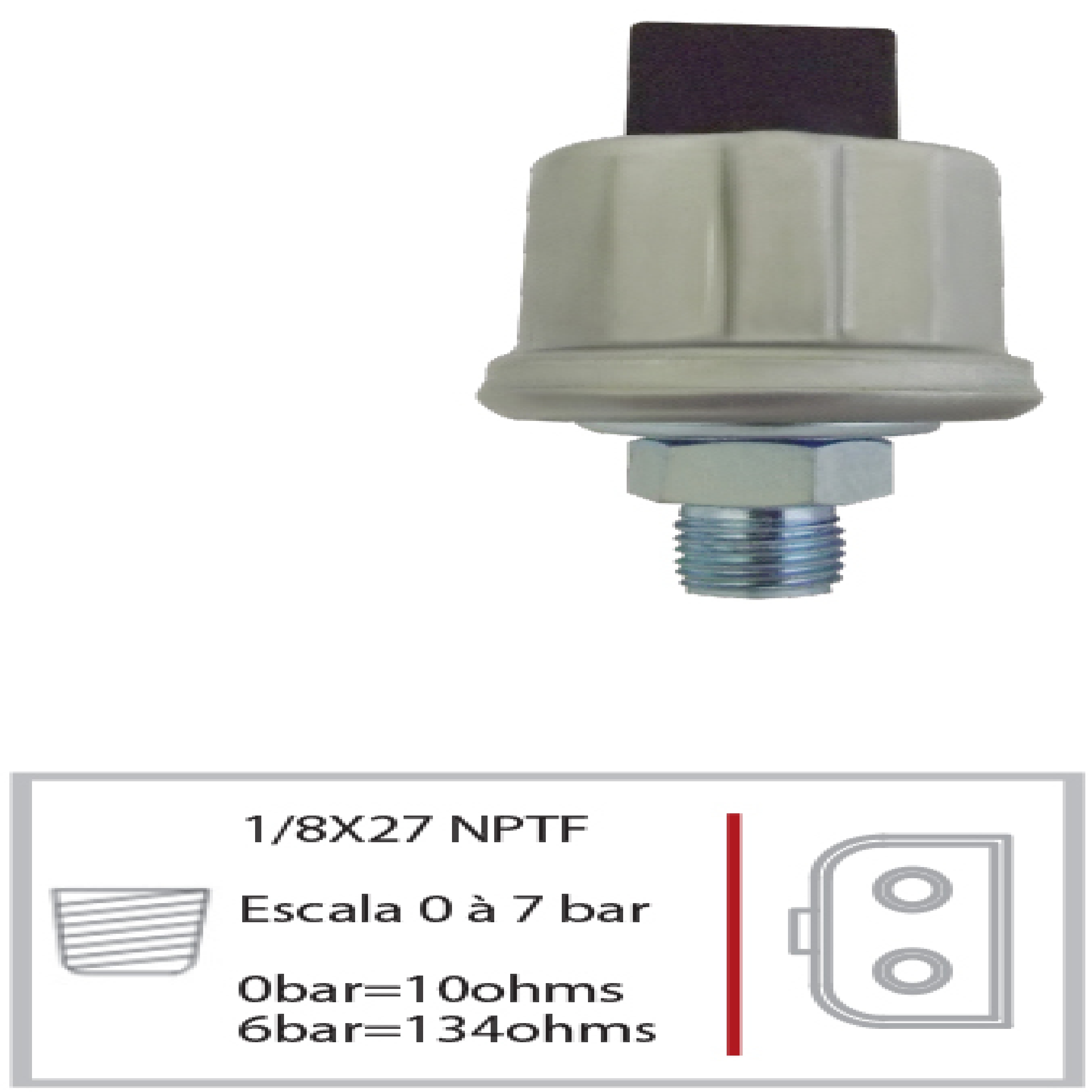 SENSOR DE PRESSAO BULBO 