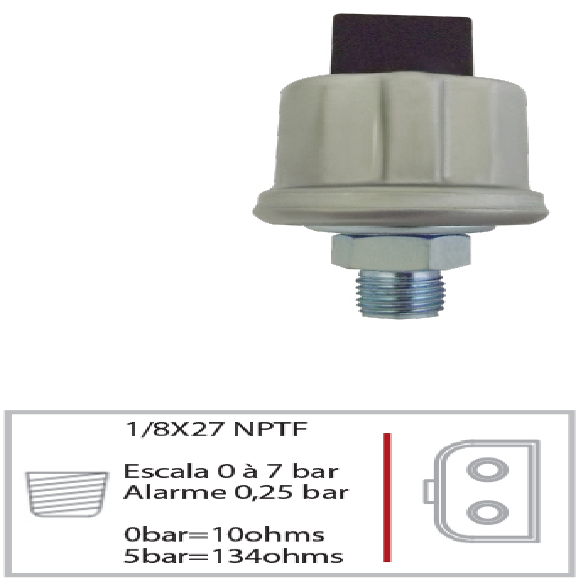 SENSOR DE PRESSAO BULBO 