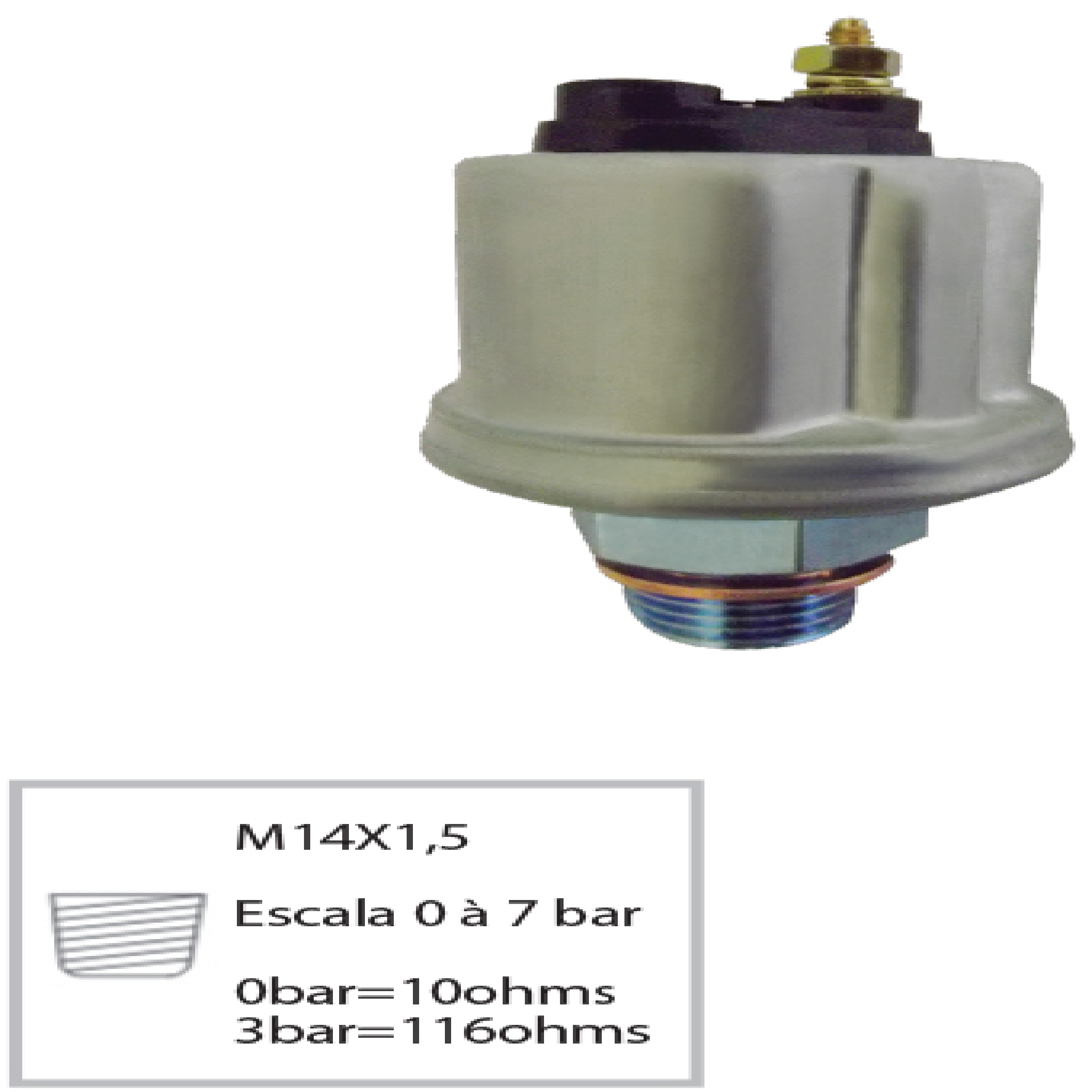 SENSOR DE PRESSAO BULBO 