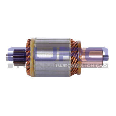 INDUZIDO PARTIDA DELCO REMY 39MT 24V 20 DENTES MERCEDES-BENZ FIAT-ALLIS MOTONIVELADOR FG170 ATRON - 123021 EURO