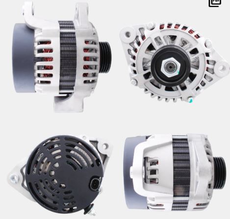 ALTERNADOR COM POLIA 12V 70A EFFA V21, V22, V24 - MP70163 EURO
