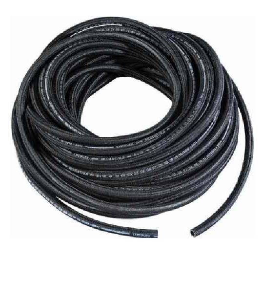 MANGUEIRA PRETA LONADA 3,5MM X 5MM - ROLO COM 25 METROS - MPT035075 NDFLEX