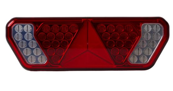 LANTERNA TRASEIRA CARRETA GUERRA UNIVERSAL 12V E 24V LADO ESQUERDO LED - MQ1105 MULTIQUALITA