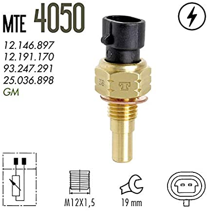 SENSOR DE TEMPERATURA GM CORSA/CELTA/S-10/VECTRA/SPIN - MTE4050