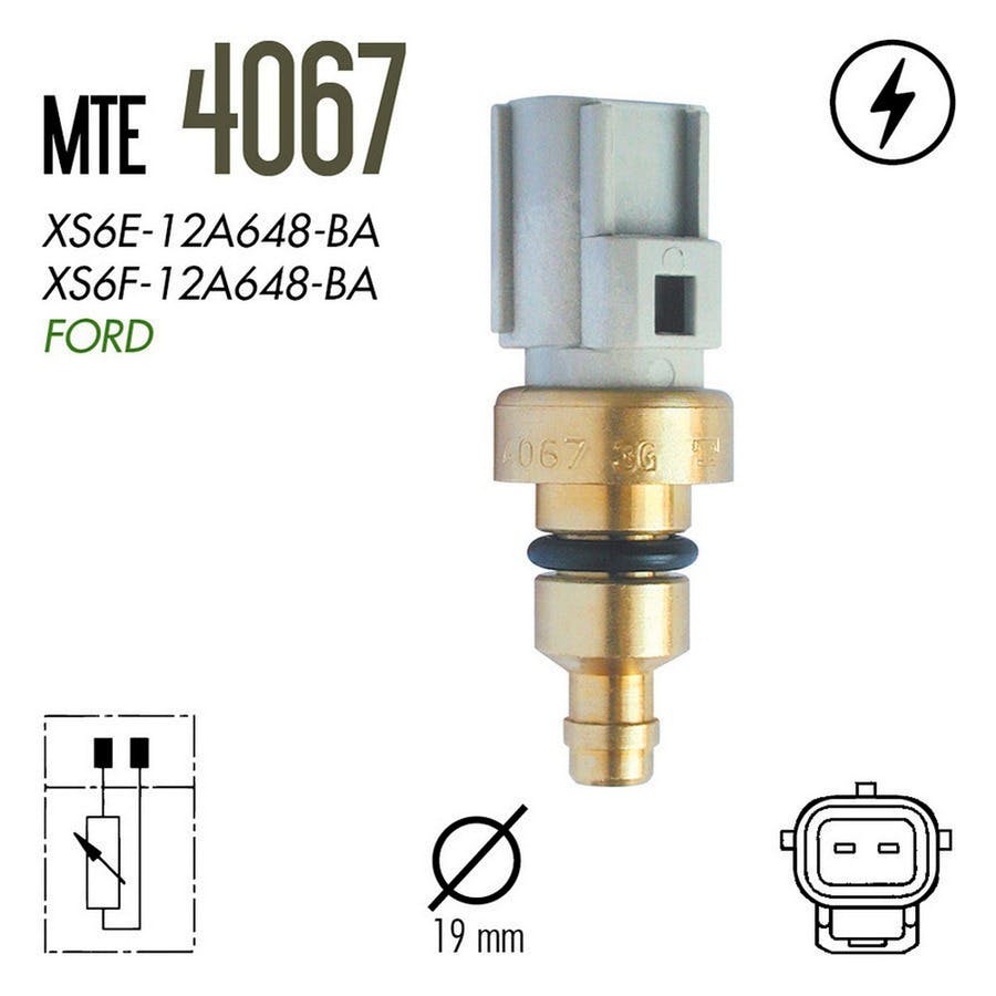 SENSOR DE TEMPERATURA FORD FIESTA/KA/ECOSPORT ZETEC ROCAM - MTE4067
