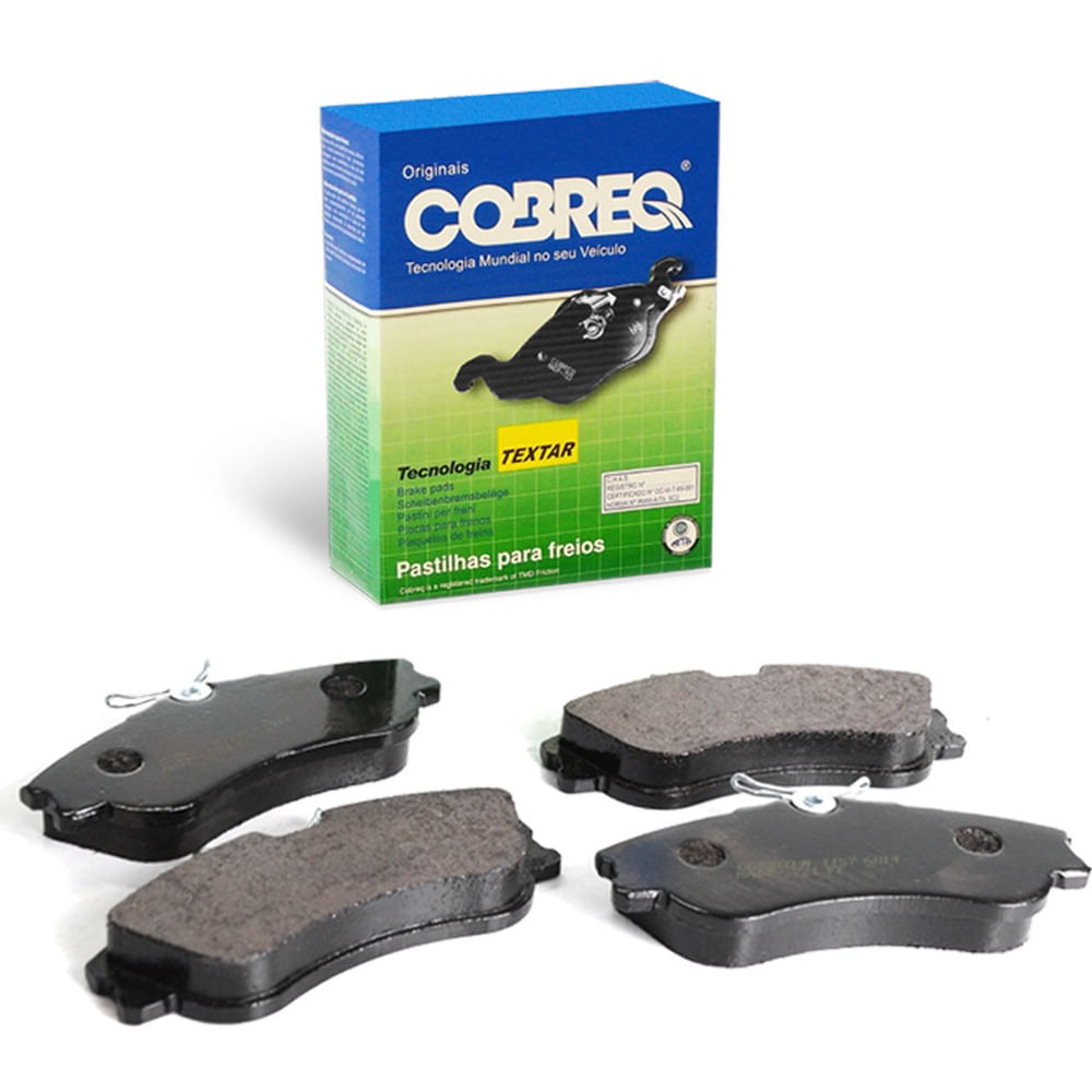 PASTILHA DE FREIO DIANTEIRA PEUGEOT/CITROEN 207/PICASSO APOS 1996 - N-1157 COBREQ