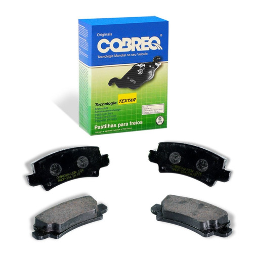 PASTILHA DE FREIO TRASEIRA TOYOTA COROLLA 2002 A 2008 - N-1334 COBREQ