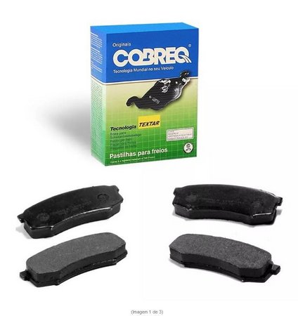 PASTILHA DE FREIO TRASEIRA TOYOTA HILUX S4W/PAJERO APOS 2002 - N-1449 COBREQ