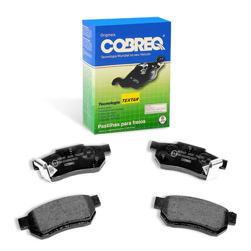 PASTILHA DE FREIO TRASEIRA HONDA FIT/CIVIC APOS 1990 - N-1458 COBREQ