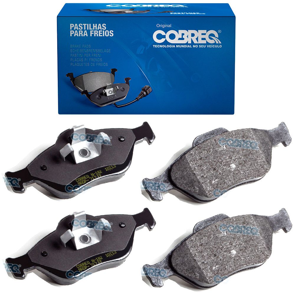 PASTILHA DE FREIO DIANTEIRA FORD ECOSPORT/FIESTA 2009-2012 - N-182 COBREQ