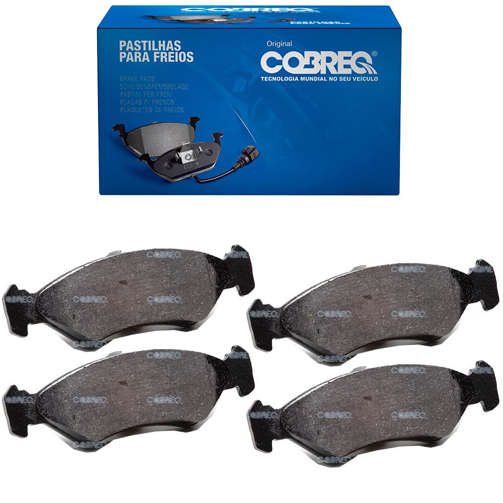 PASTILHA DE FREIO DIANTEIRA FORD KA/FIESTA HATCH APOS 2009 - N-183 COBREQ